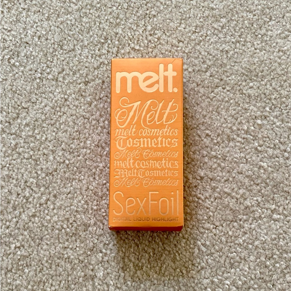 NWT Melt Cosmetics Sex Foil Digital Liquid Highlight in Peaches & Cream - Picture 2 of 7